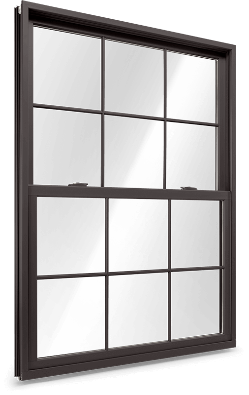 Product Window Double-Hung Interior Dark Bronze Colonial 347A RGB